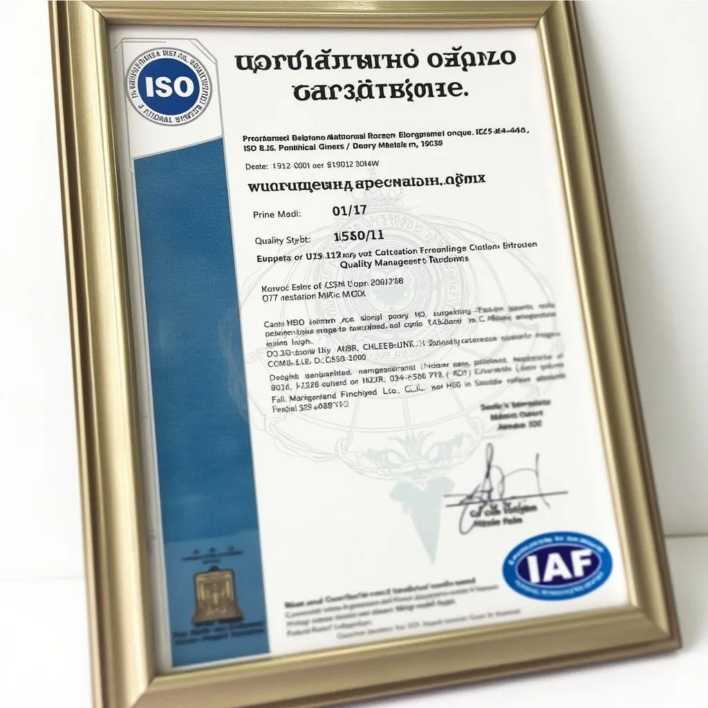 Certificación ISO